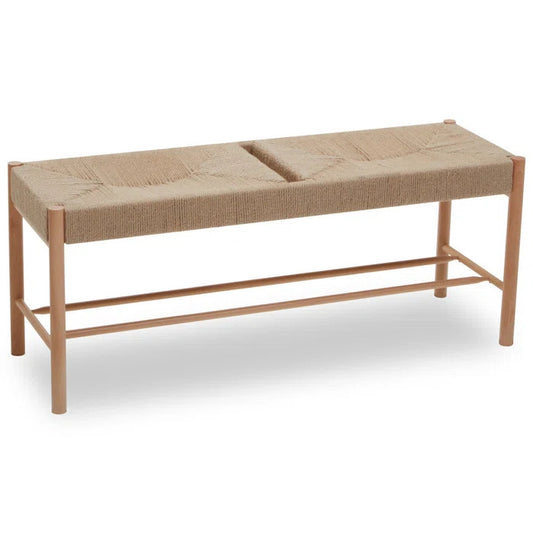Oberlander Wicker Bench, 45x110x35cm