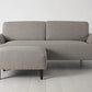 Model 05 - 3 Seater Left Chaise - Linen  Pumice, 83x200x91cm