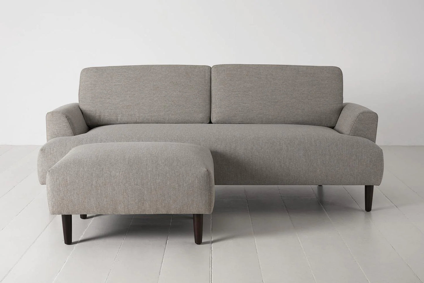 Model 05 - 3 Seater Left Chaise - Linen  Pumice, 83x200x91cm
