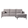 Raven Sofa with chaise C5 - Greige (Nett), 87.5x210x159cm