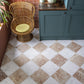 Classic Rosso Di Scacchi Tumbled Marble, 400x400x12