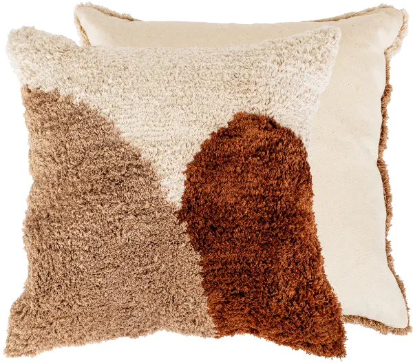 Malini Ancoat Cushion TUFTED CUSHION IN WARM SHADES 45 X 45