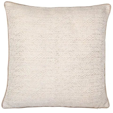 Malini Ripple Natural Cushion 43x43