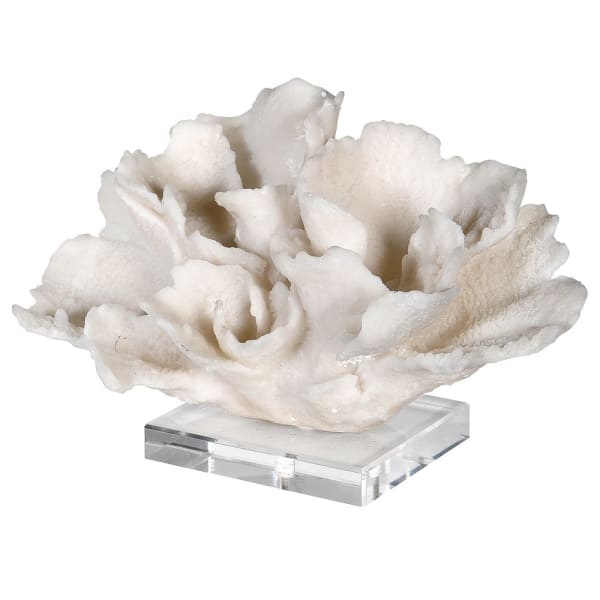 Small Faux Coral On Base Ornament