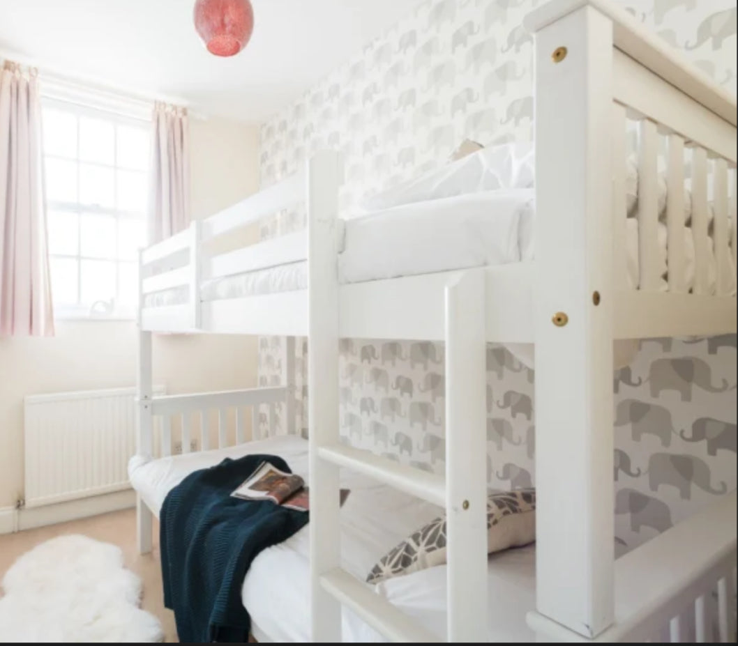 White Bunkbed