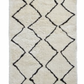 Morocco, 290x200cm - Ivory/Black