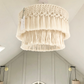 Macrame Chandelier Light Shade, 40x24cm