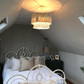 Macrame Chandelier Light Shade, 40x24cm