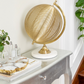 Wire Globe - Gold