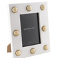 Ball Stud Photo Frame - 5x7" - White