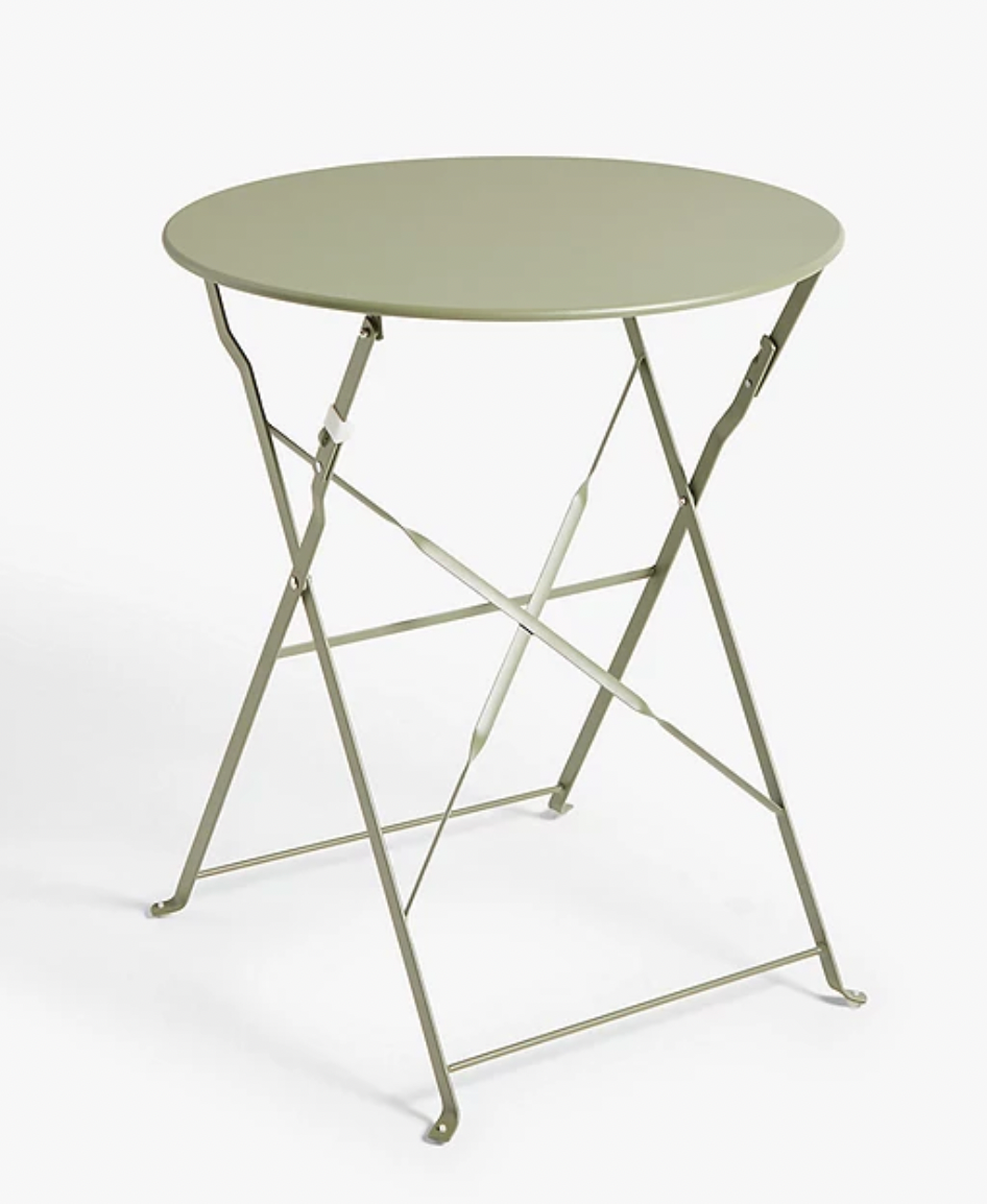 Camden 2-Seater Garden Bistro Table & Chairs Set, Sage Green