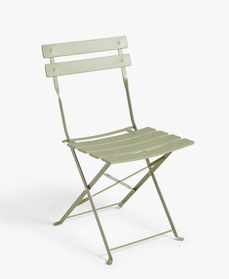 Camden 2-Seater Garden Bistro Table & Chairs Set, Sage Green