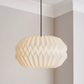 Pahal Origami Paper Pendant White, 23x40cm