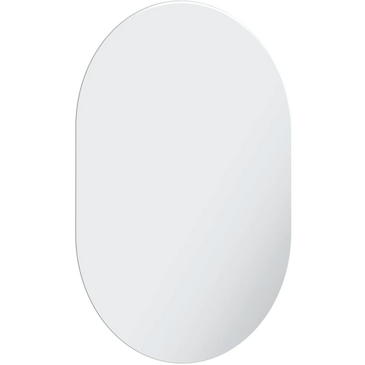 Accents bevelled edge oval mirror 70 x 50cm