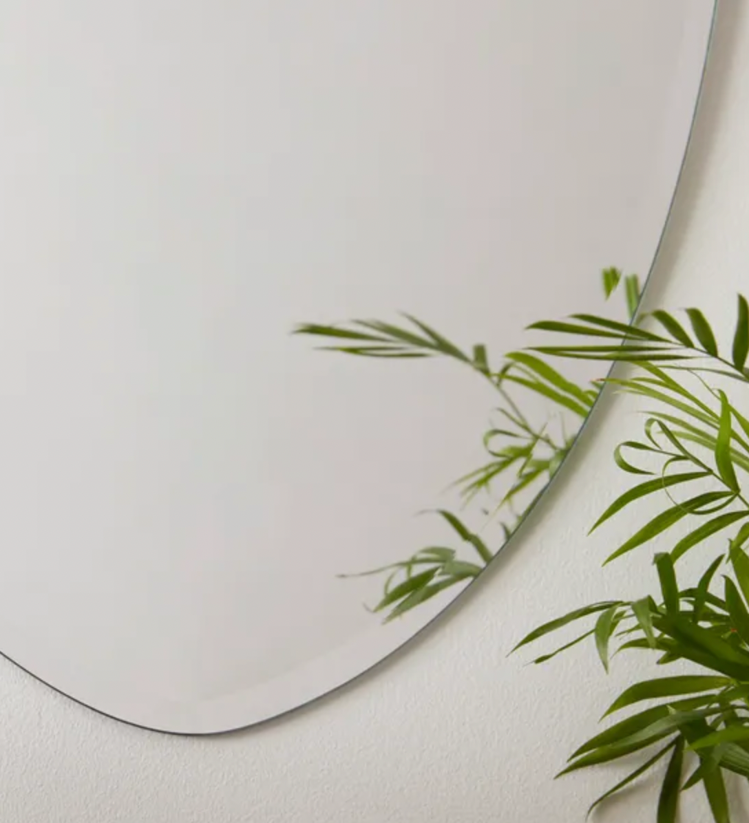 Frameless Pebble Mirror, 55x44cm