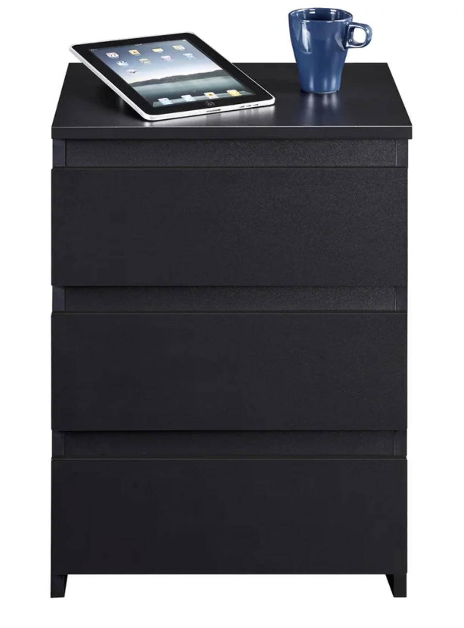 Aubreauna 3 Drawer Bedside Table, 60.5x45x35cm