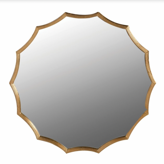 Gold Edge Wall Mirror