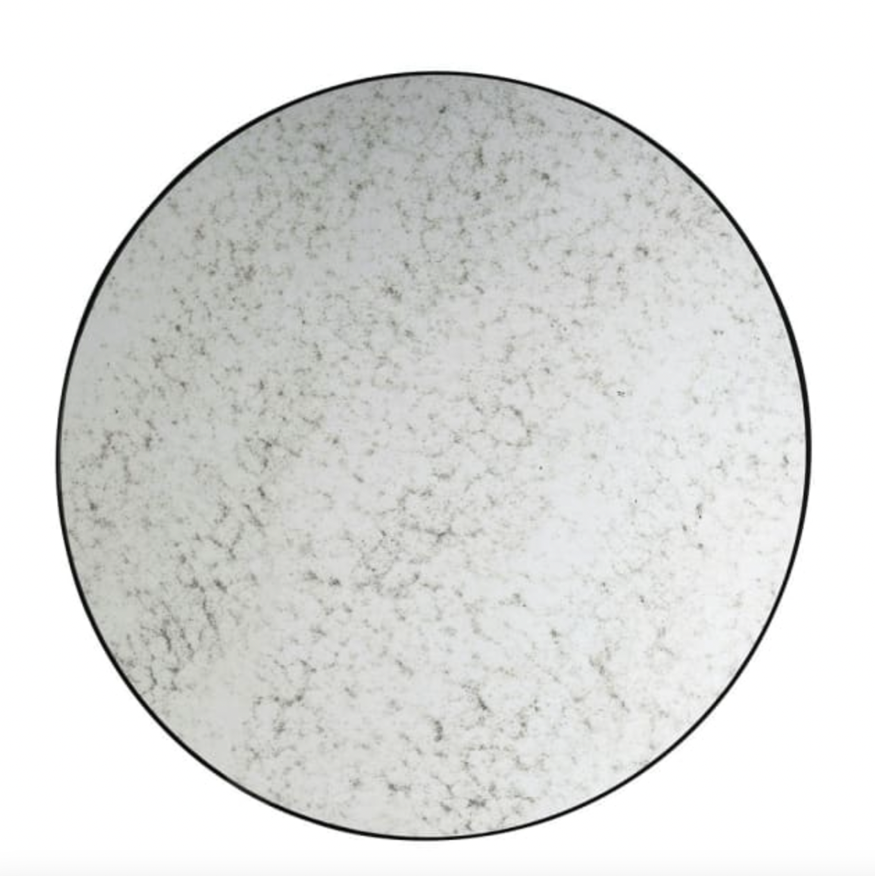 Round Aged Mirror