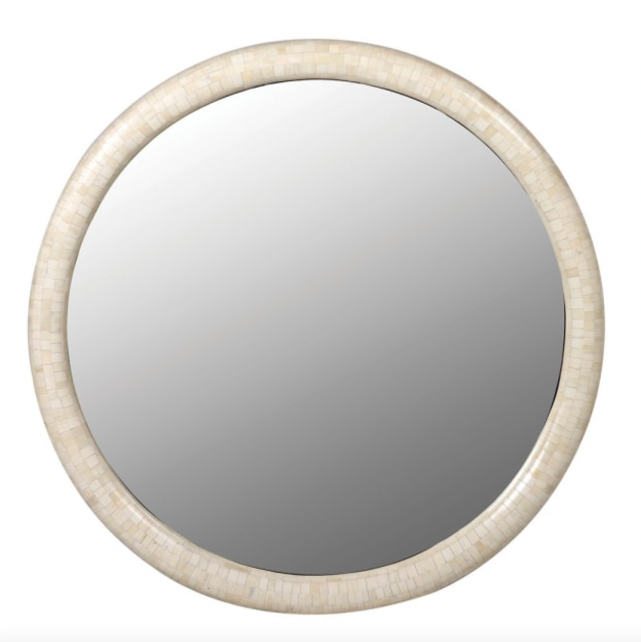 Round Bone Wall Mirror