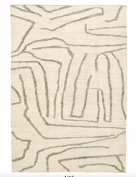 Native Rug - Off white / Light grey 200x300cm