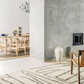 Native Rug - Off white / Light grey 200x300cm