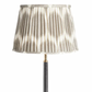 Chukka table lamp in antiqued brass, 43x11.5cm