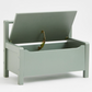 Children's storage bench - Green, 31x45x60cm