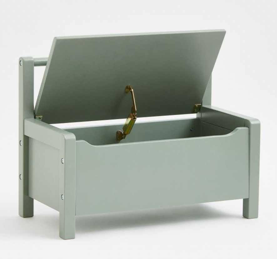 Children's storage bench - Green, 31x45x60cm