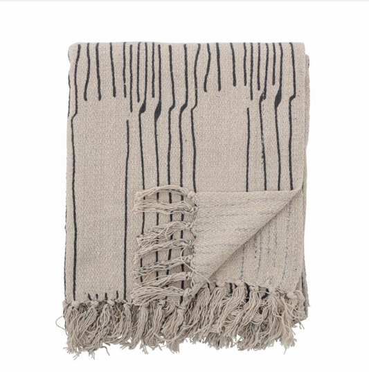 Celly Throw, Nature, Recycled Cotton