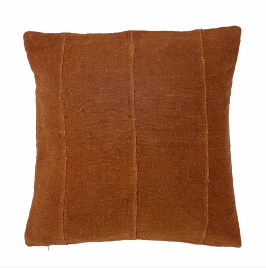 Kita Cushion, Brown, Cotton