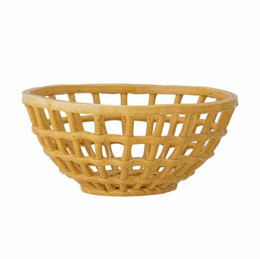Electra Bowl, Yellow, Stoneware