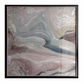 Crystal Fluid Abstract Framed Art