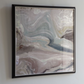 Crystal Fluid Abstract Framed Art