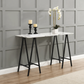 Ravena Marble Effect Console Table, 120x48x76cm
