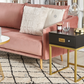 1 Drawer Side Table Black LARGO, 57x40x40cm