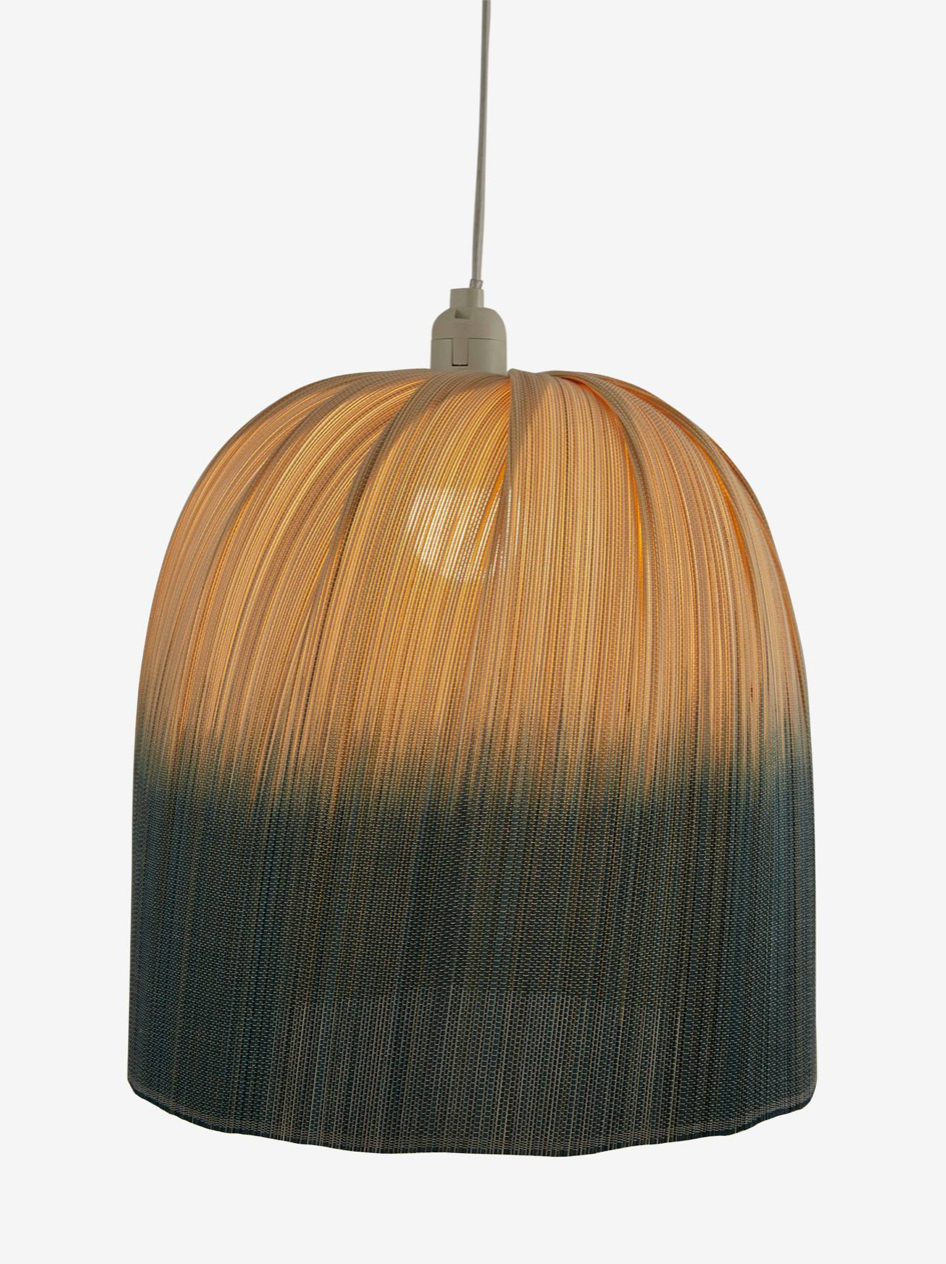 Tie-Dye Lampshade in Bamboo