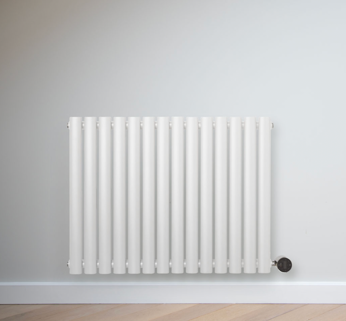 Ecostrad Allora iQ WiFi Designer Electric Radiator - White 600w (595 x 635mm)