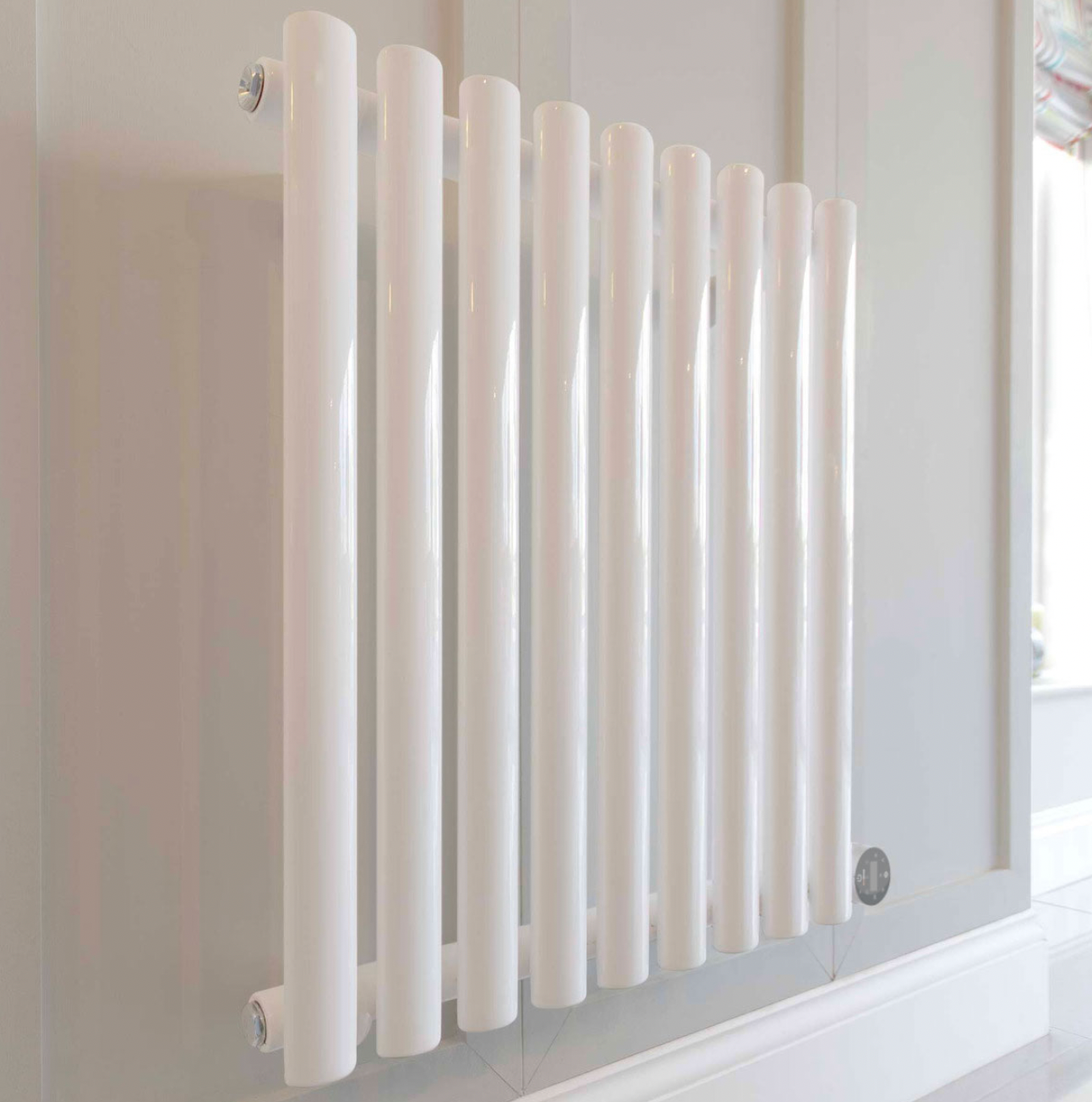 Ecostrad Allora iQ WiFi Designer Electric Radiator - White 600w (595 x 635mm)