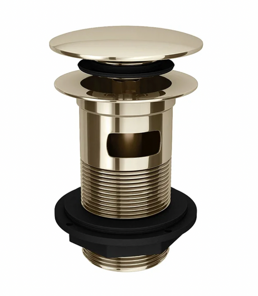 Gold Slotted Click Clack Basin Waste