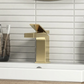 Arezzo Leva Mono Basin Mixer Tap Brushed Brass