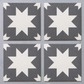 Bert & May Black Pradena Tile Porcelain 20 x 20cm - Thin