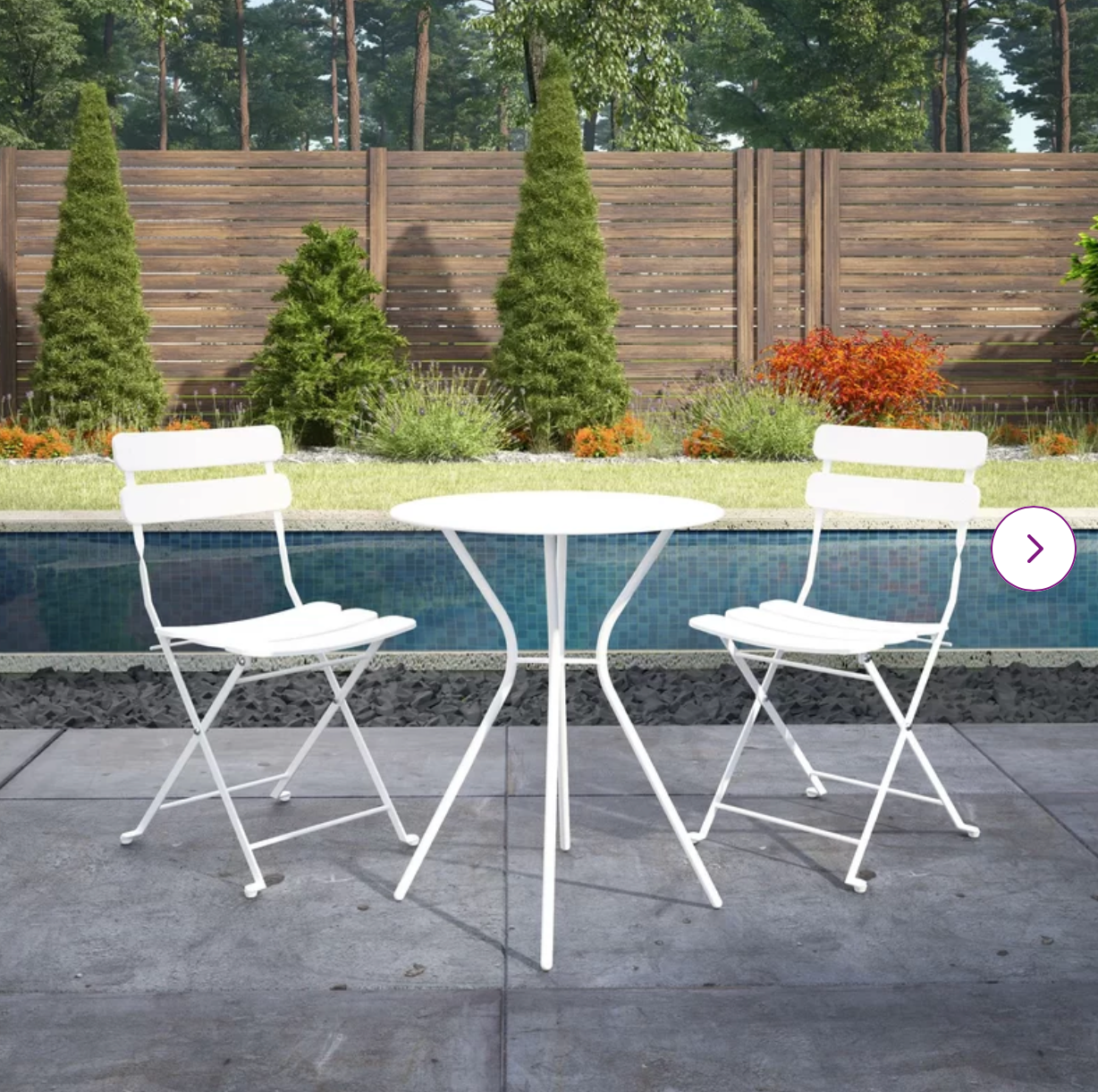 Patio 2 Seater Bistro Set