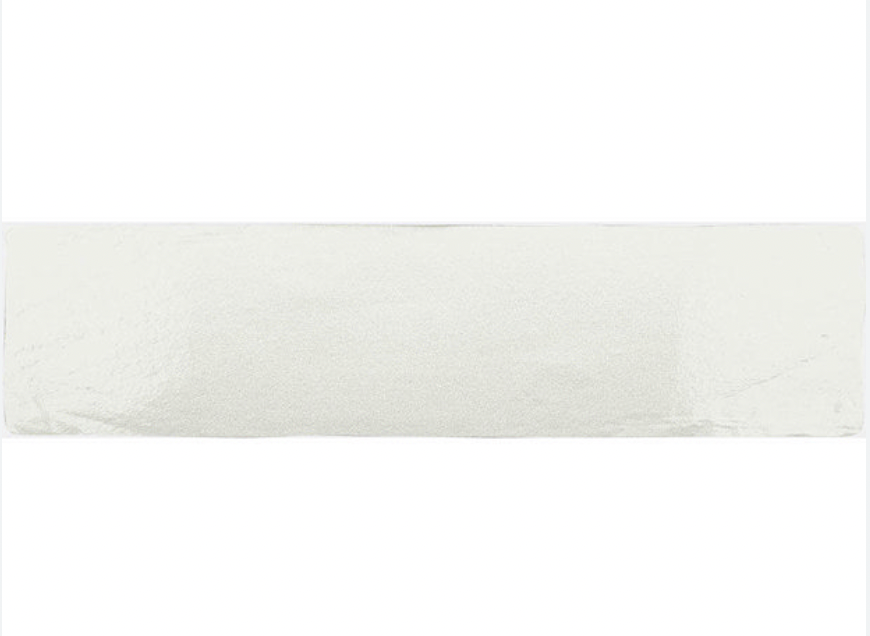 Vernon Rustic White Gloss Ceramic Wall Tiles 75 x 300mm