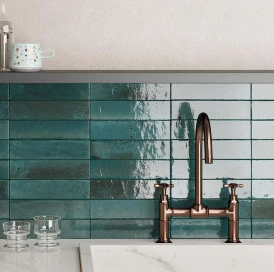 Marazzi Lume Blue 6x24 cm