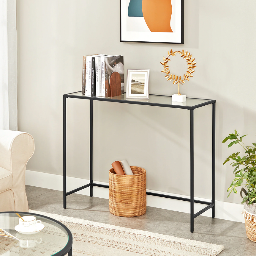 Sydney 100Cm Console Table, Black, 80x100x35cm