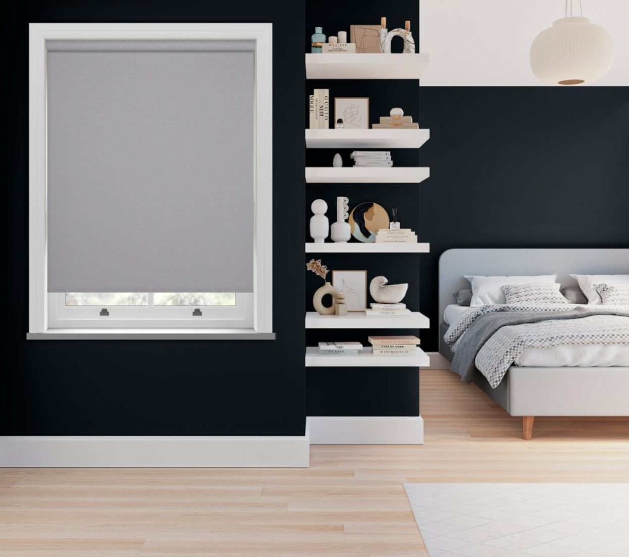 Roller Blind Umbra Blackout Graphite