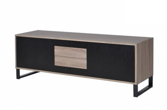 Linear 2 Door 2 Drawer Low Sideboard, 53x150x40cm