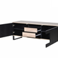 Linear 2 Door 2 Drawer Low Sideboard, 53x150x40cm