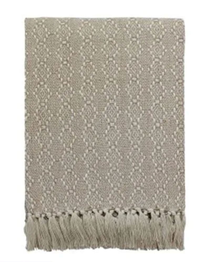 Malini Niverna Taupe Throw 130 x 180