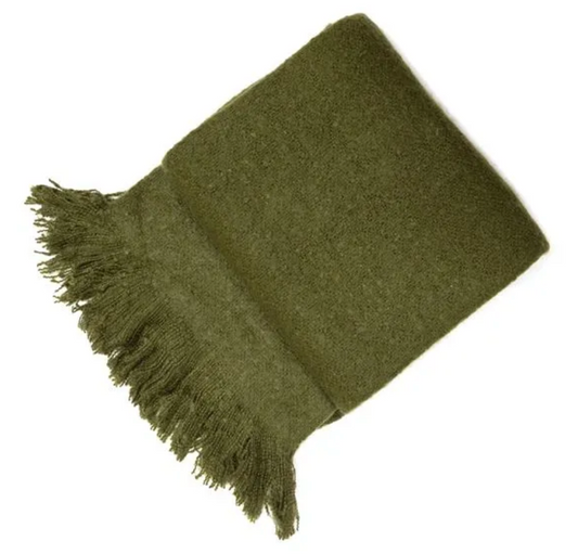 Malini Serena Olive Throw 130 X 180